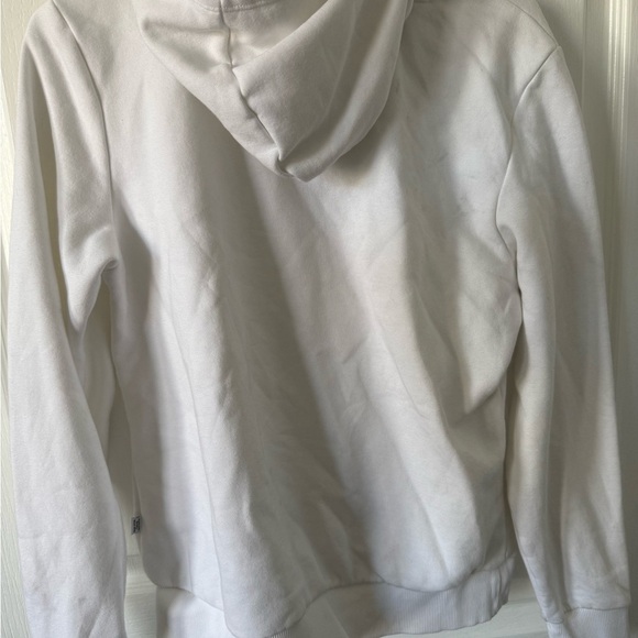 Puma White Hoodie with Silver Logo - Picture 5 of 6